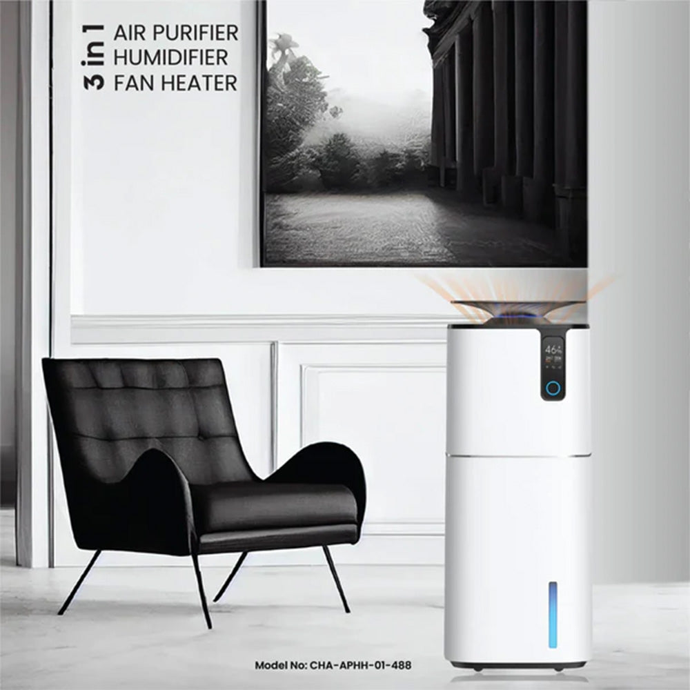 CANON AIR PURIFIER 3-IN-1 WITH HUMIDIFIER & FAN HEATER Model CHA-APHH-01-488