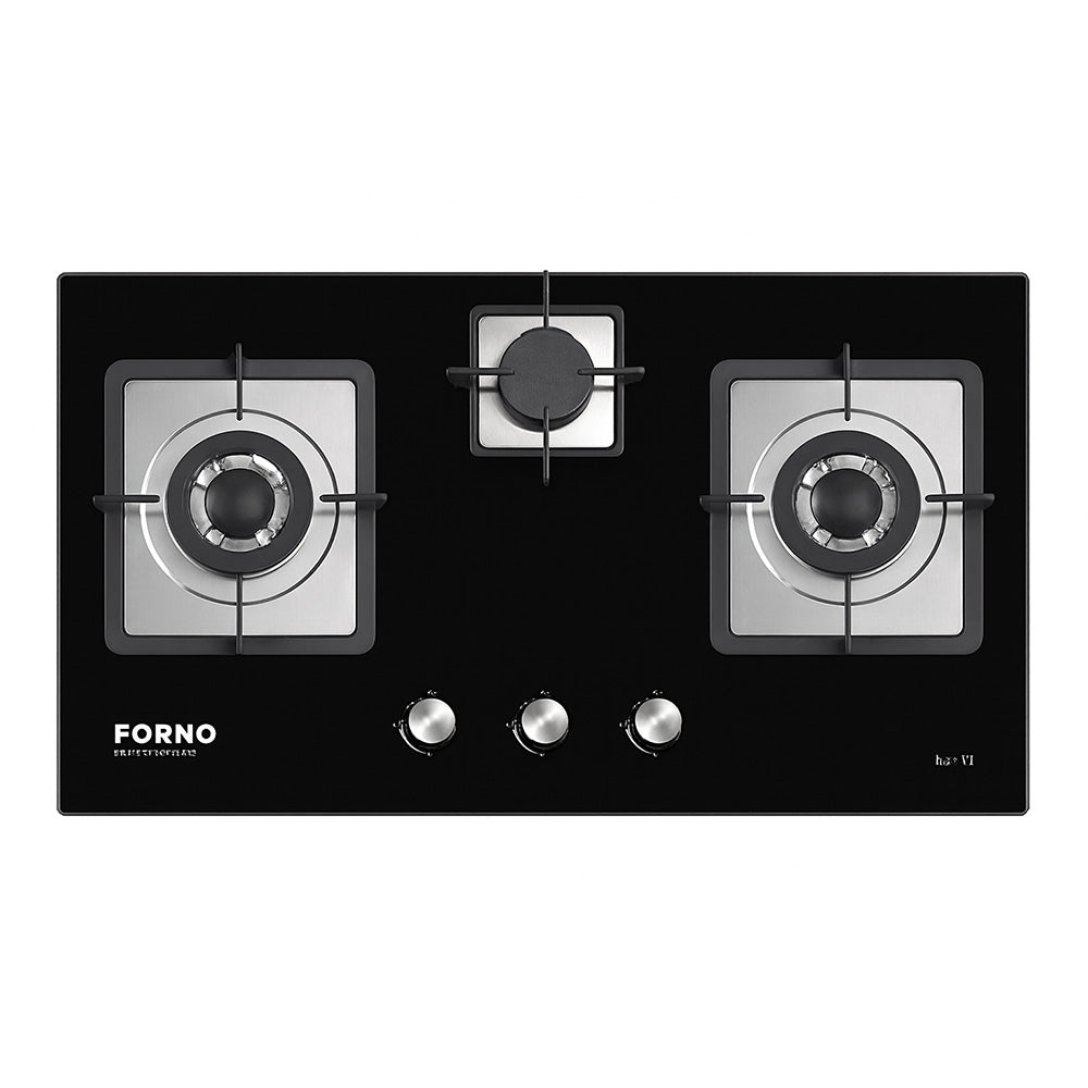FORNO 3BURNER GLASS HOB Model MS-111