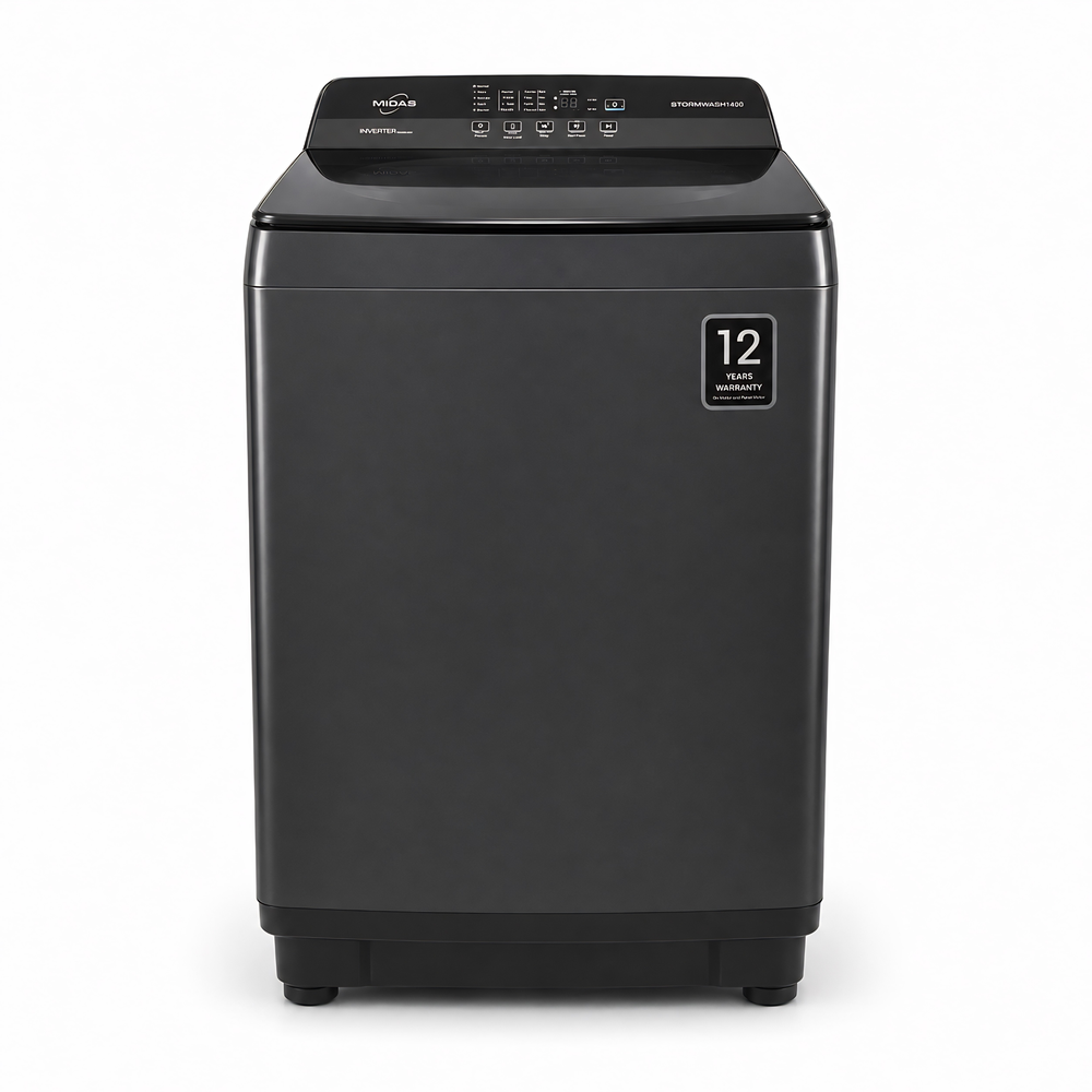 MIDAS MI-WMTL-1400 14KG Automatic Top Load Washing Machine - Image 2