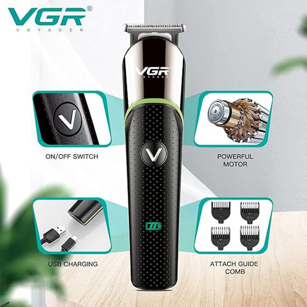 VGR RECHARGEABLE PROFESSIONAL HAIR TRIMMER Model V-191