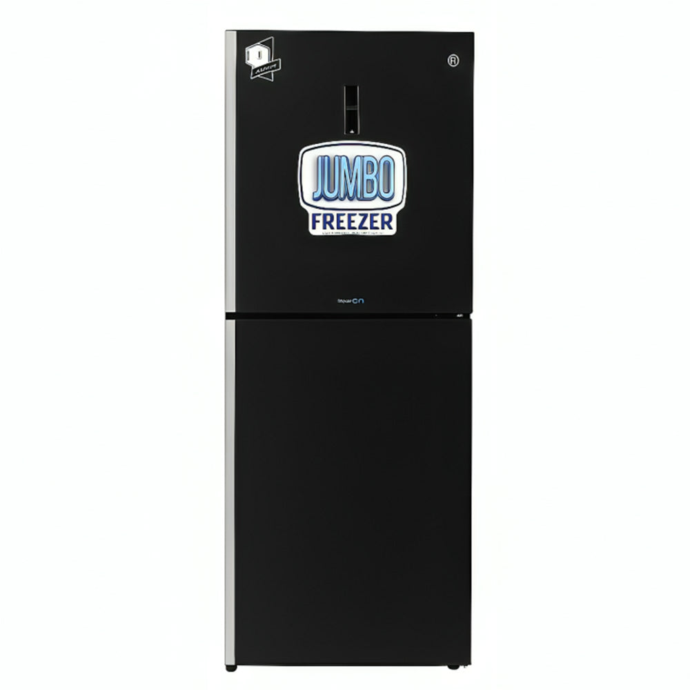 PEL GLASS DOOR DIGITRON INVERTER REFRIGERATOR Model 21960GD SILVER STRIP BLACK