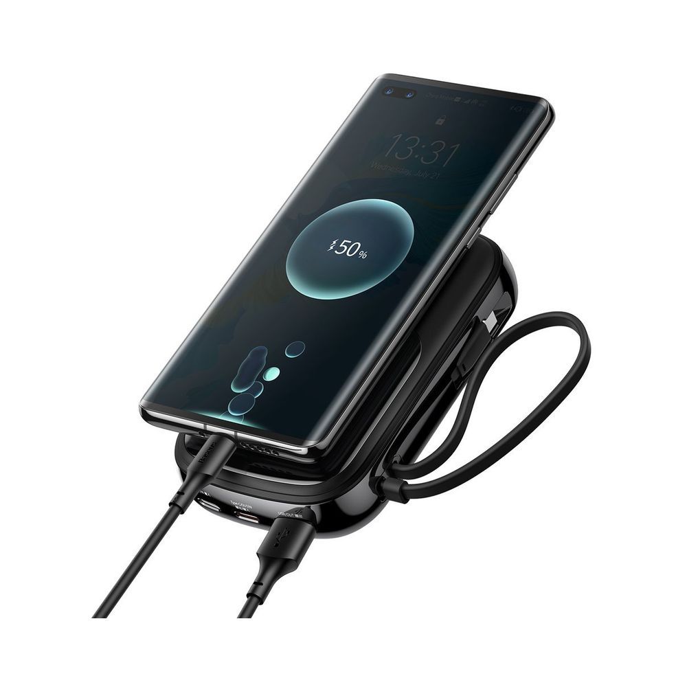 BASEUS POWER BANK WITH TYPE C CABLE Model 22.5W 20000MAH