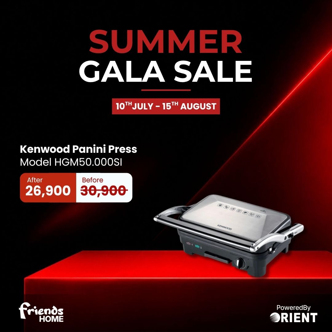 KENWOOD PANINI PRESS Model HGM50.000SI