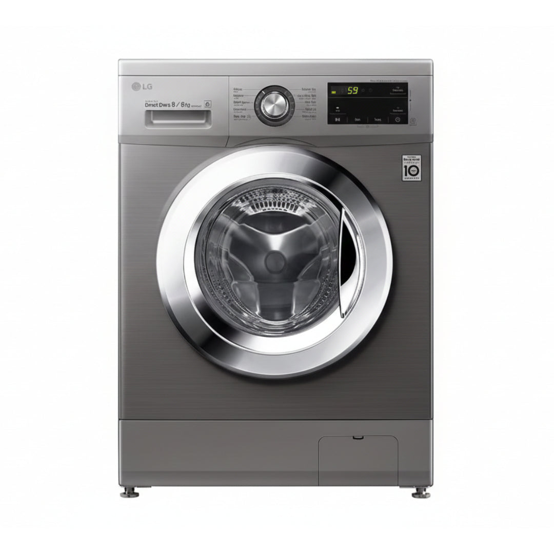 LG 8/5KG AUTOMATIC FRONT LOAD WASHER AND DRYER MACHINE Model F2V5PGP2T