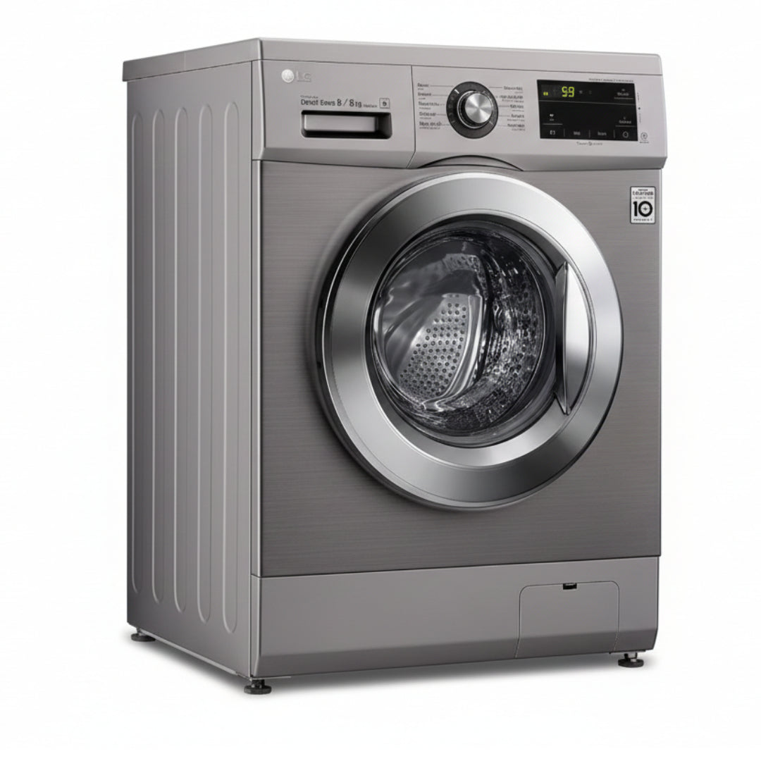 LG 8/5KG AUTOMATIC FRONT LOAD WASHER AND DRYER MACHINE Model F2V5PGP2T