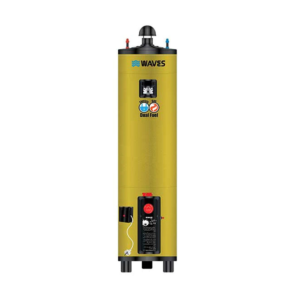 WAVES ELECTRIC & GAS GEYSER 30 GALLON Model WWHAI-30E-DUAL GOLDEN