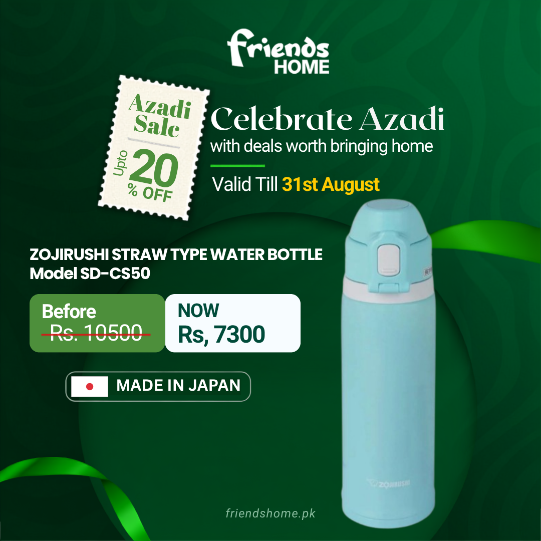 ZOJIRUSHI STRAW TYPE WATER BOTTLE Model SD-CS50