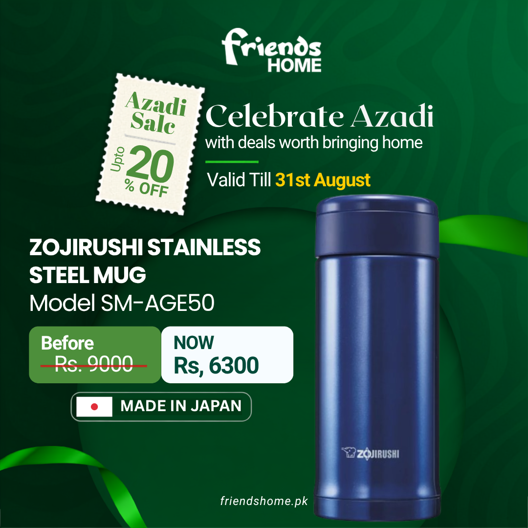 ZOJIRUSHI STAINLESS STEEL MUG Model SM-AGE50
