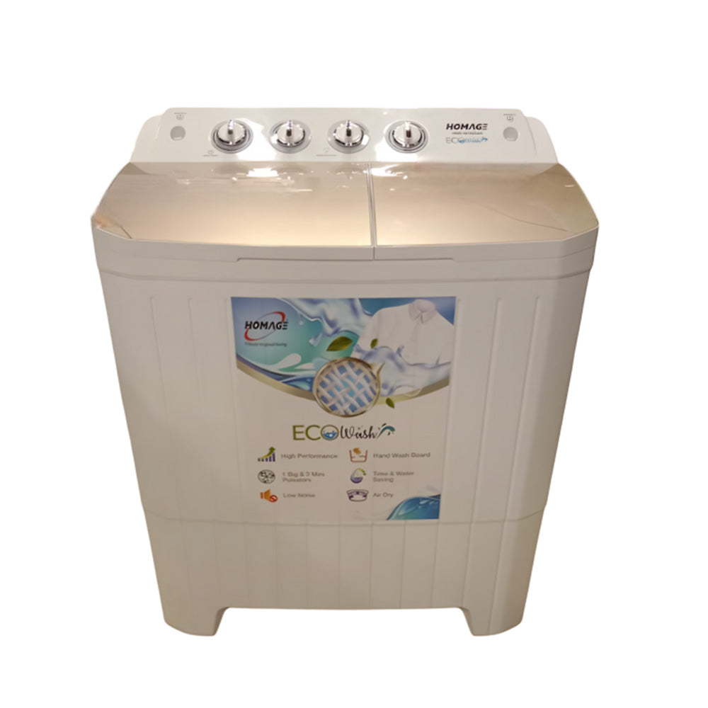 HOMAGE TWIN TUB WASHING MACHINE Model HWE-49102SAG GOLDEN
