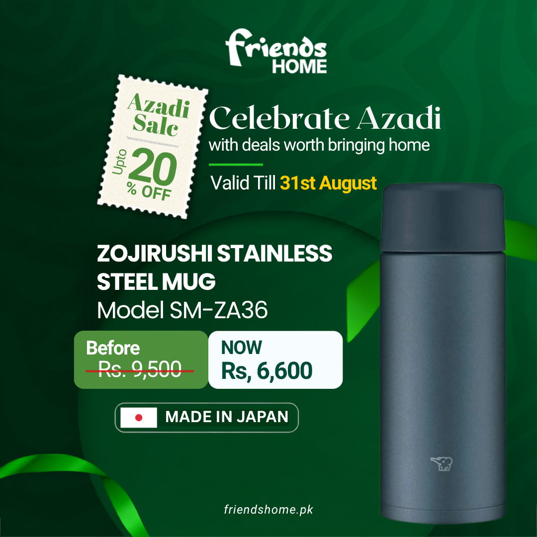 ZOJIRUSHI STAINLESS STEEL MUG Model SM-ZA36