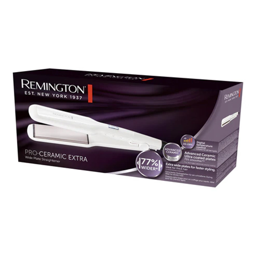 REMINGTON PRO CERAMIC EXTRA WIDE PLATE HAIR STRAIGHTNER Model S5527
