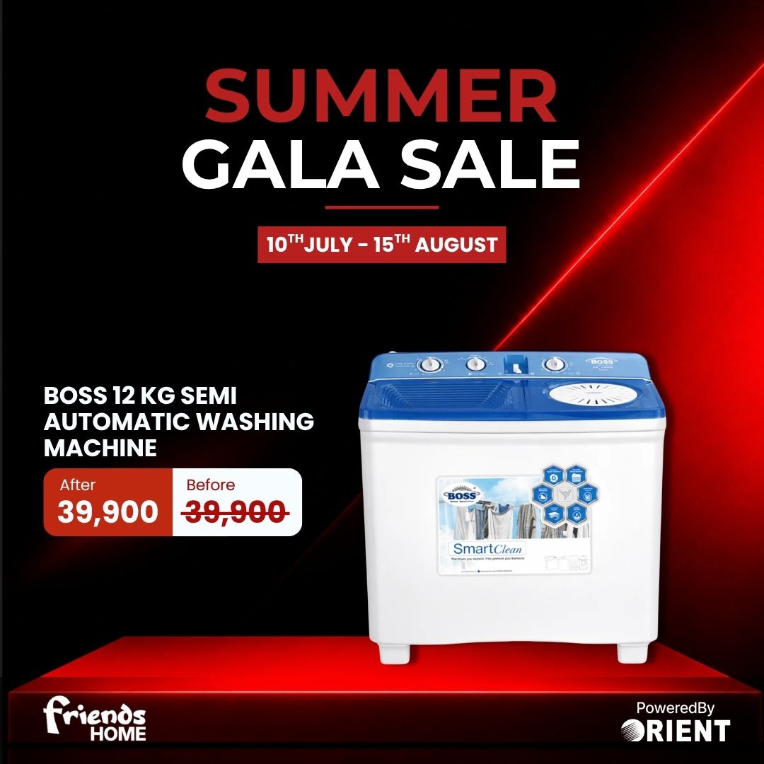 BOSS 12KG TWIN TUB WASHING MACHINE Model KE-15000BS