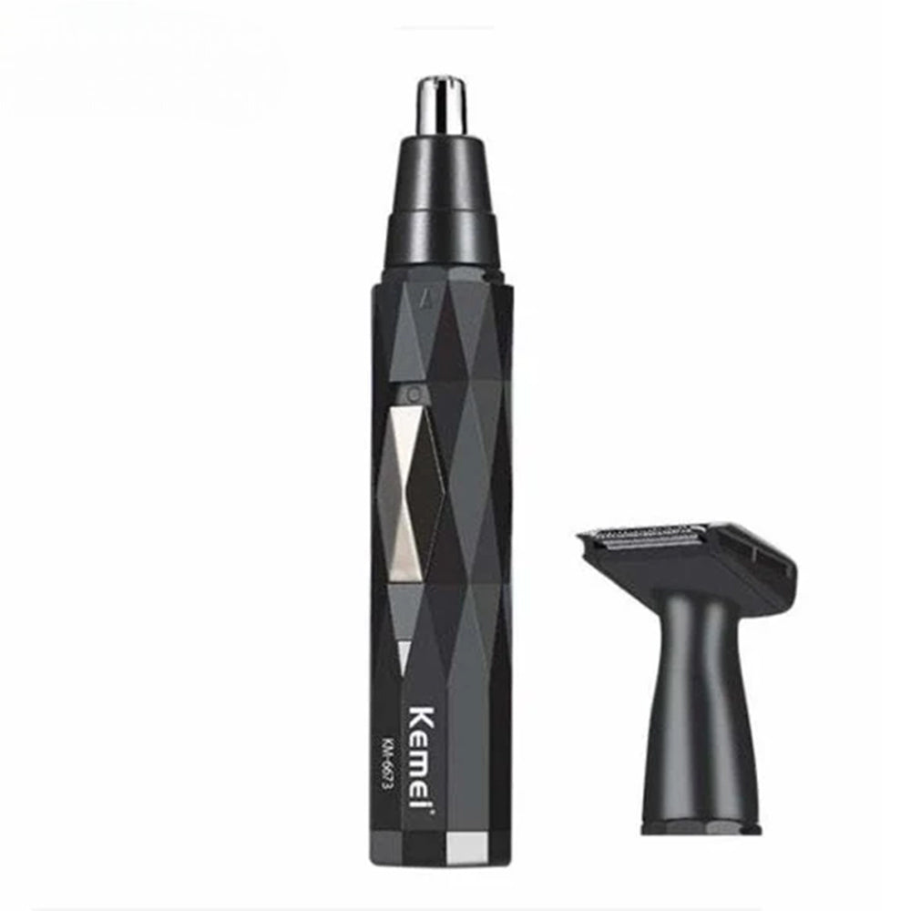 KEMEI 2 IN 1 FACIAL SHAVER NOSE TRIMMER Model KM-6673