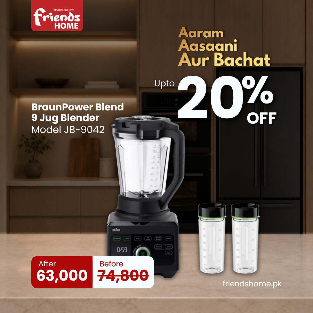 BRAUN POWERBLEND 9 JUG BLENDER Model JB 9042