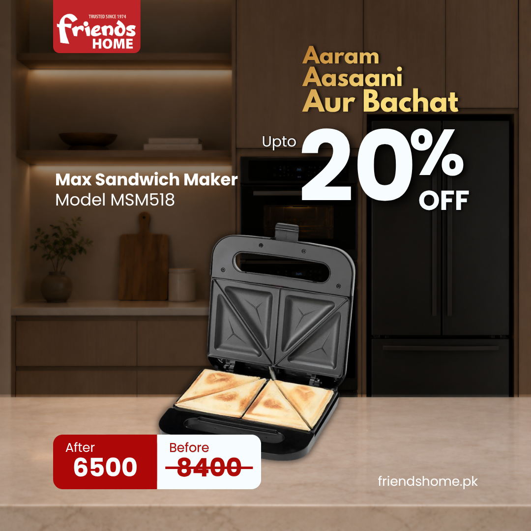 MAX SANDWICH MAKER Model MSM-518