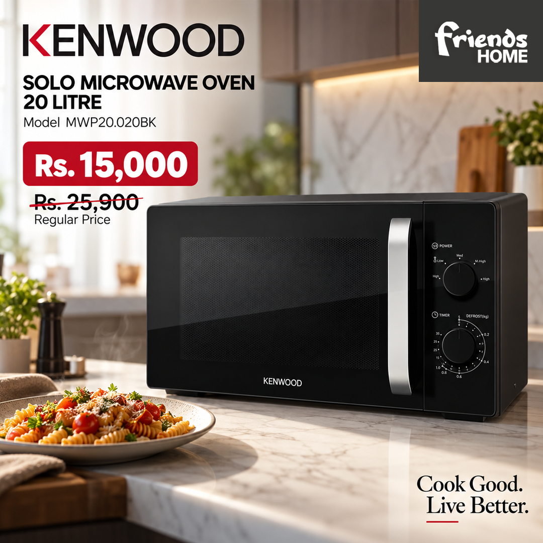 KENWOOD SOLO MICROWAVE OVEN 20 LITRE Model MWP20.020BK