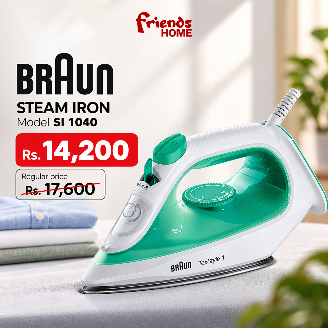 BRAUN STEAM IRON Model SI 1040