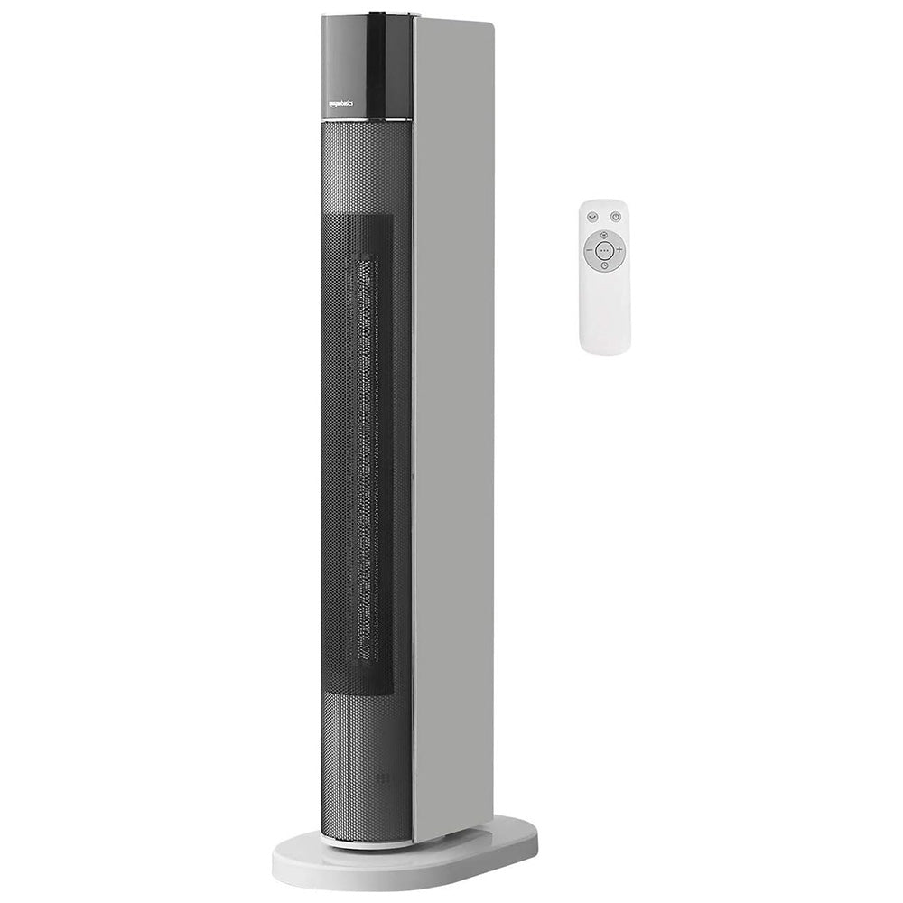 AMAZON BASICS OSCILLATING PORTABLE TOWER HEATER Model BO7W85DJQV