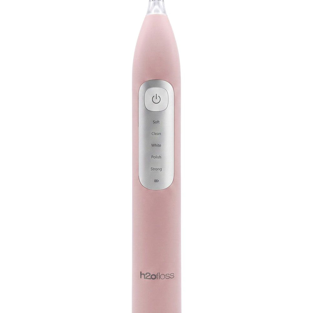 H2OFLOSS BT-02 pink electric toothbrush alternate view