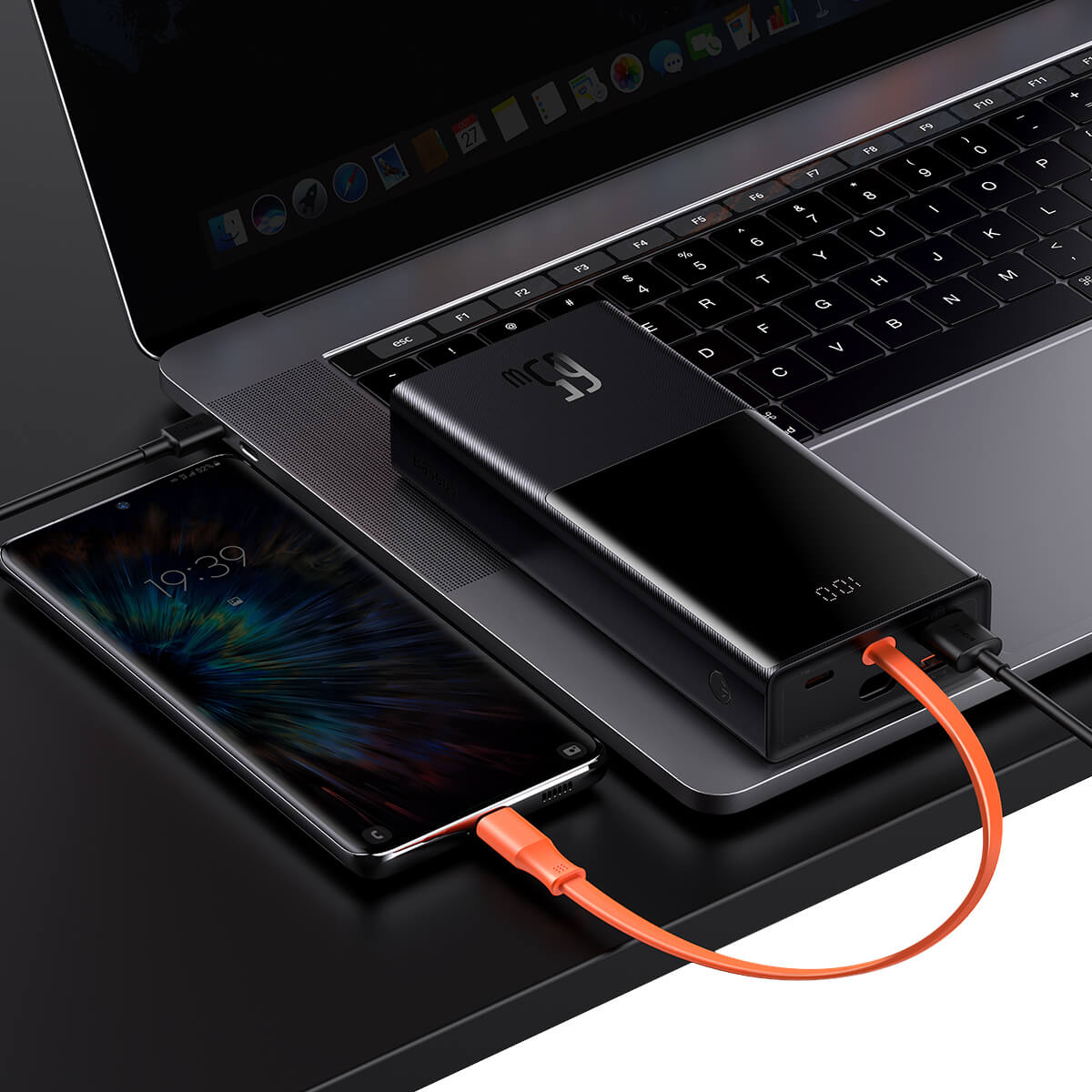 BASEUS POWER BANK Model ELF-DIGITAL DISPLAY 20000MAH 65W
