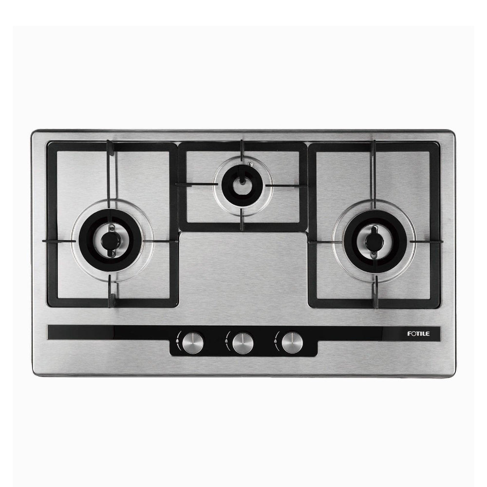 FOTILE GAS HOB 3BURNER-75CM-SS Model GAS78307