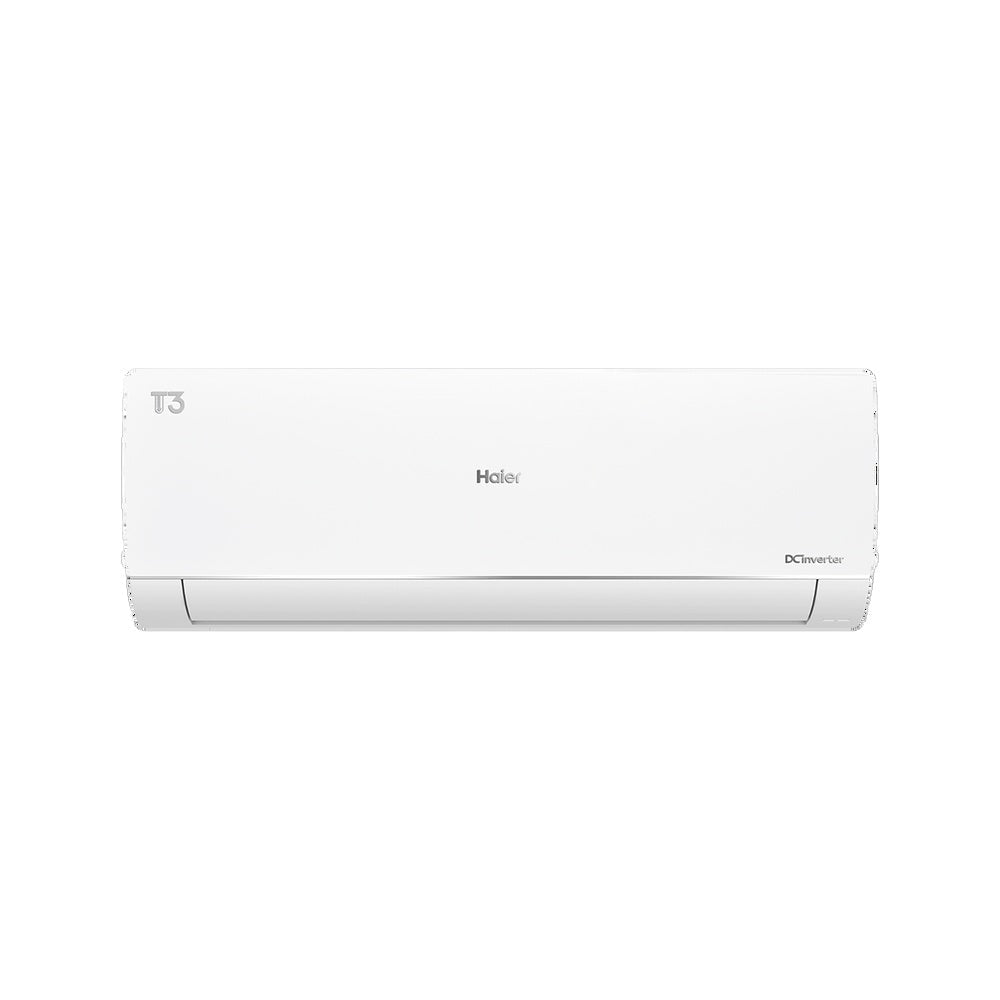 Haier HSU-19HFN-WT3 1.5 ton T3 inverter AC on pure white background