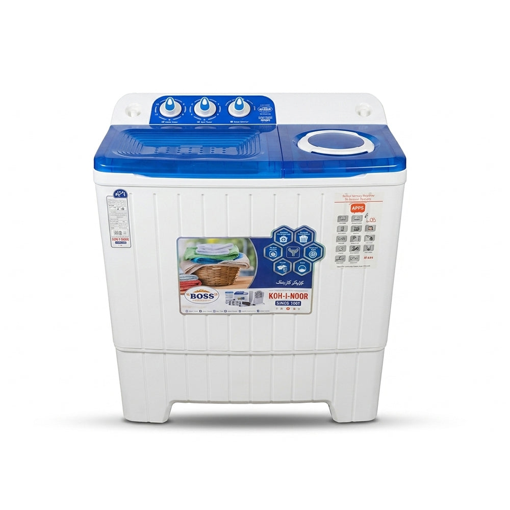 BOSS 7KG TWIN TUB WASHING MACHINE Model KE-6550 BS