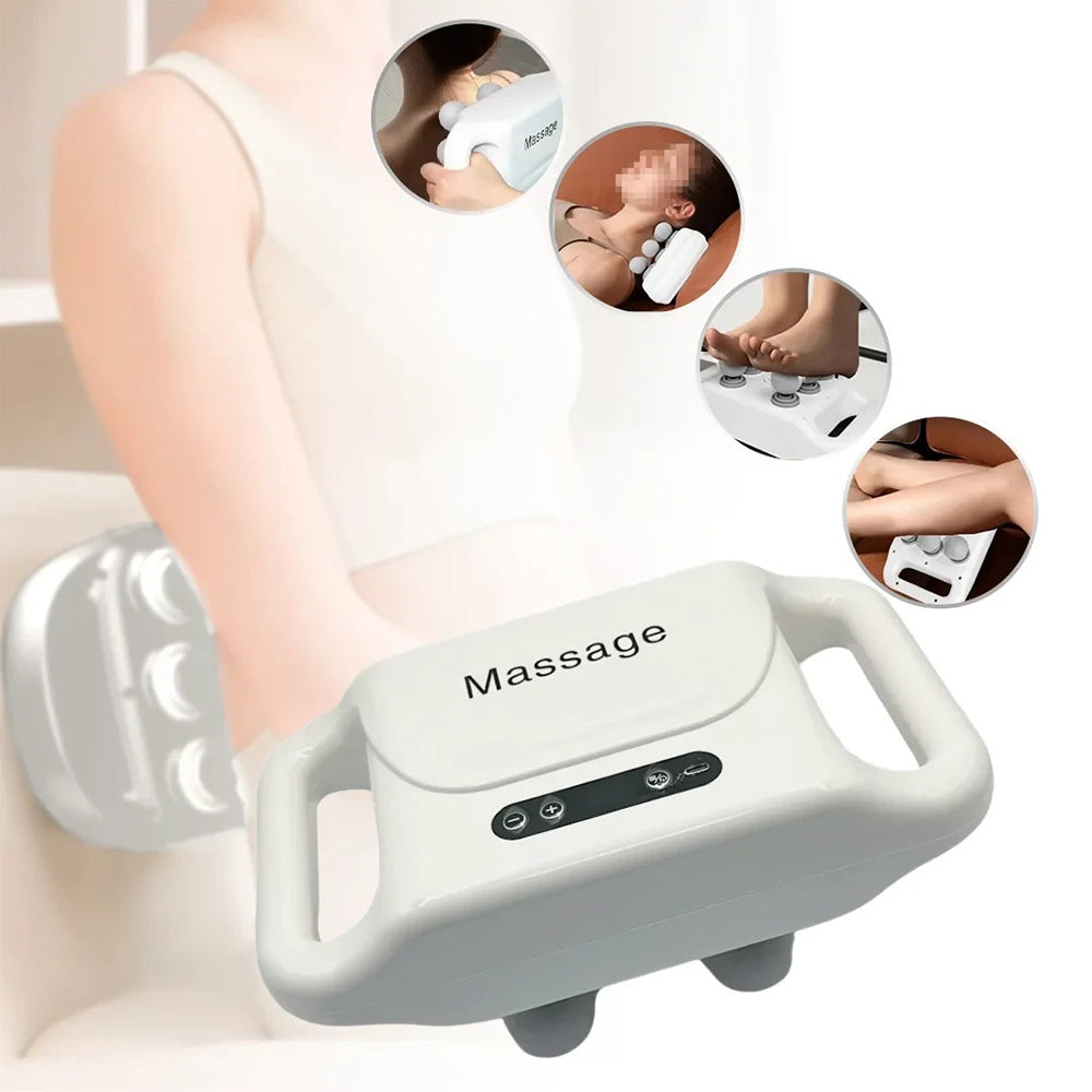 RECHARGEABLE SIX HEAD MASSAGE GUN