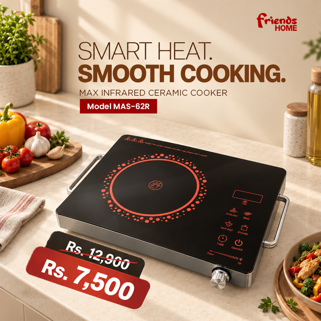 MAX INFRARED CERAMIC COOKER Model MAS-62R