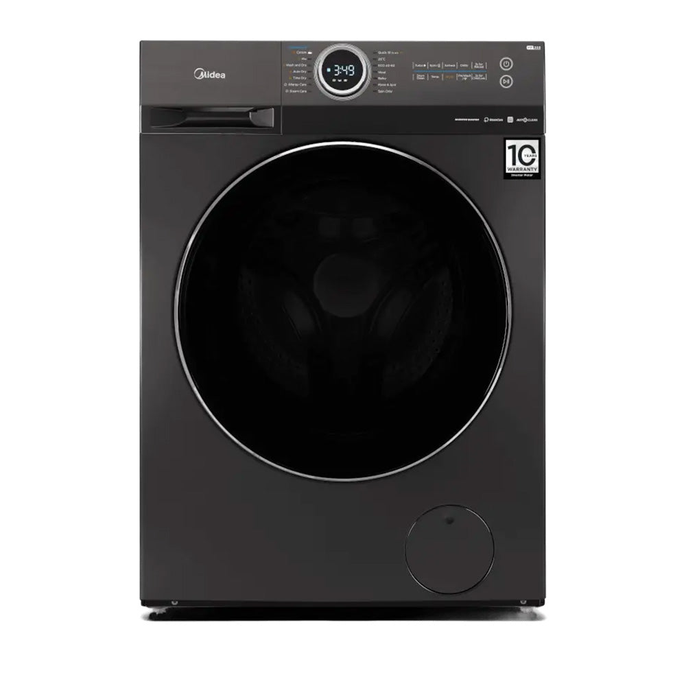 MIDEA 12/8KG AUTOMATIC FRONT LOAD SMART WASHER & DRYER Model MF200D120WB