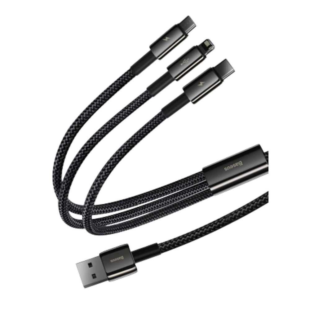 BASEUS CHARGING CABLE Model ONE FOR THREE M+L+C 3.5A