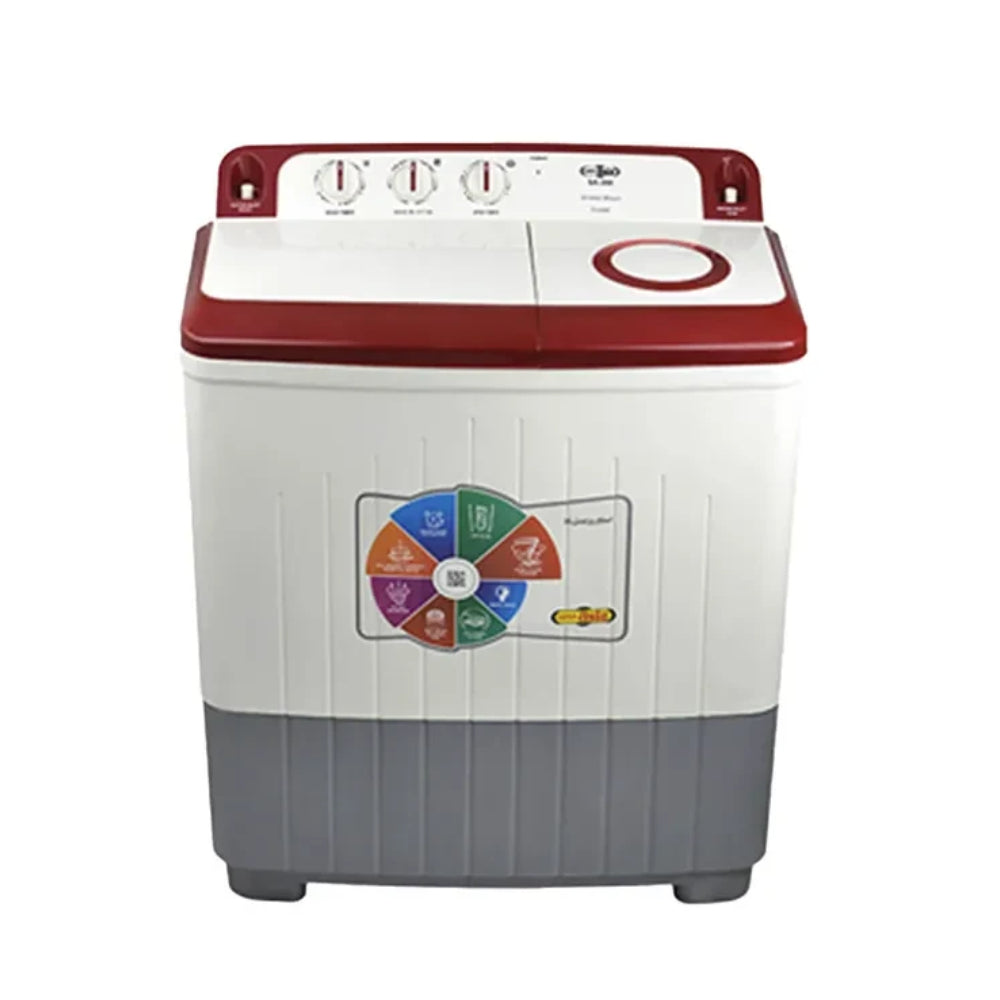 SUPER ASIA 10KG GRAND WASH TWIN TUB WASHING MACHINE Model SA-280 CRYSTAL