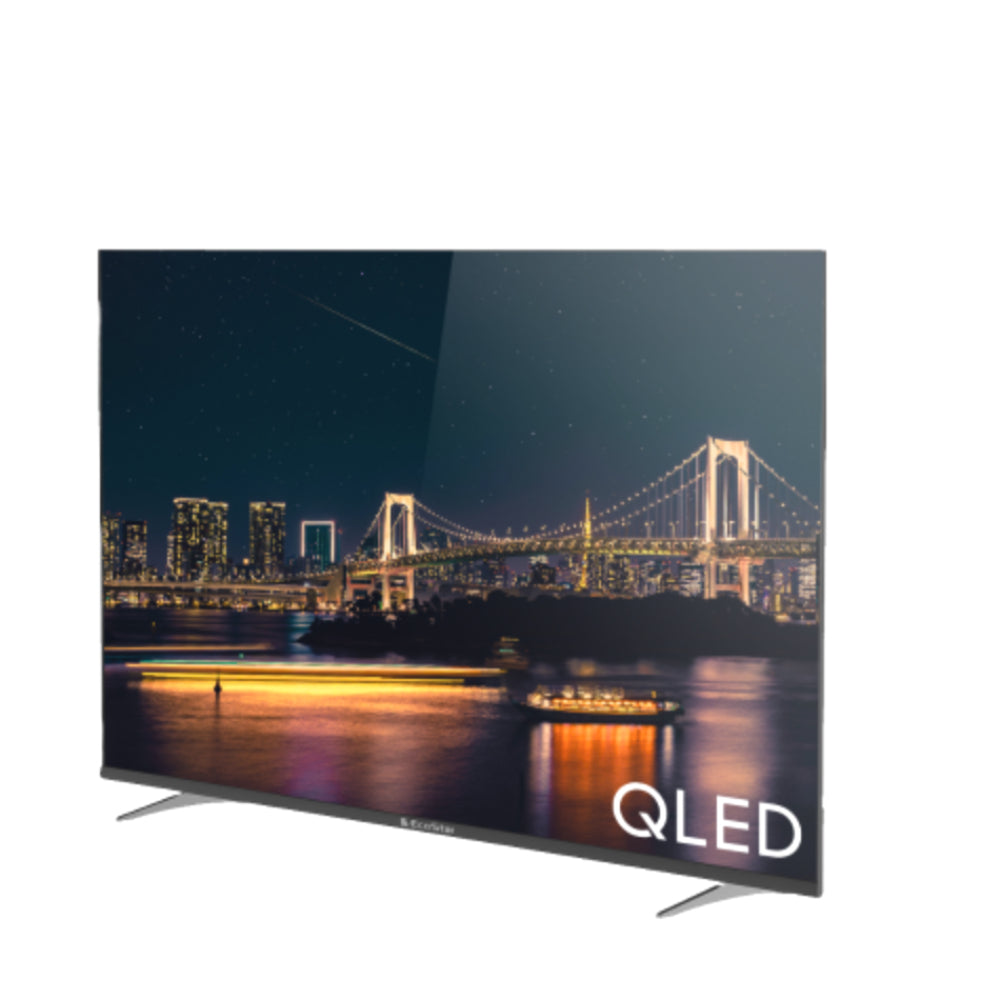 ECOSTAR 65 INCH QLED ANDROID 11 4K UHD FRAMELESS TV Model CX-65QD970