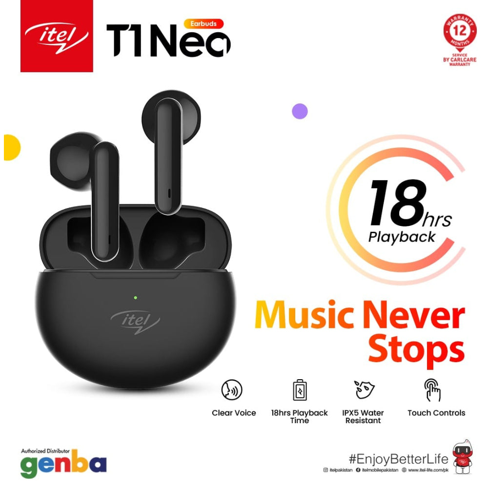 ITEL EARBUDS Model T1 NEO