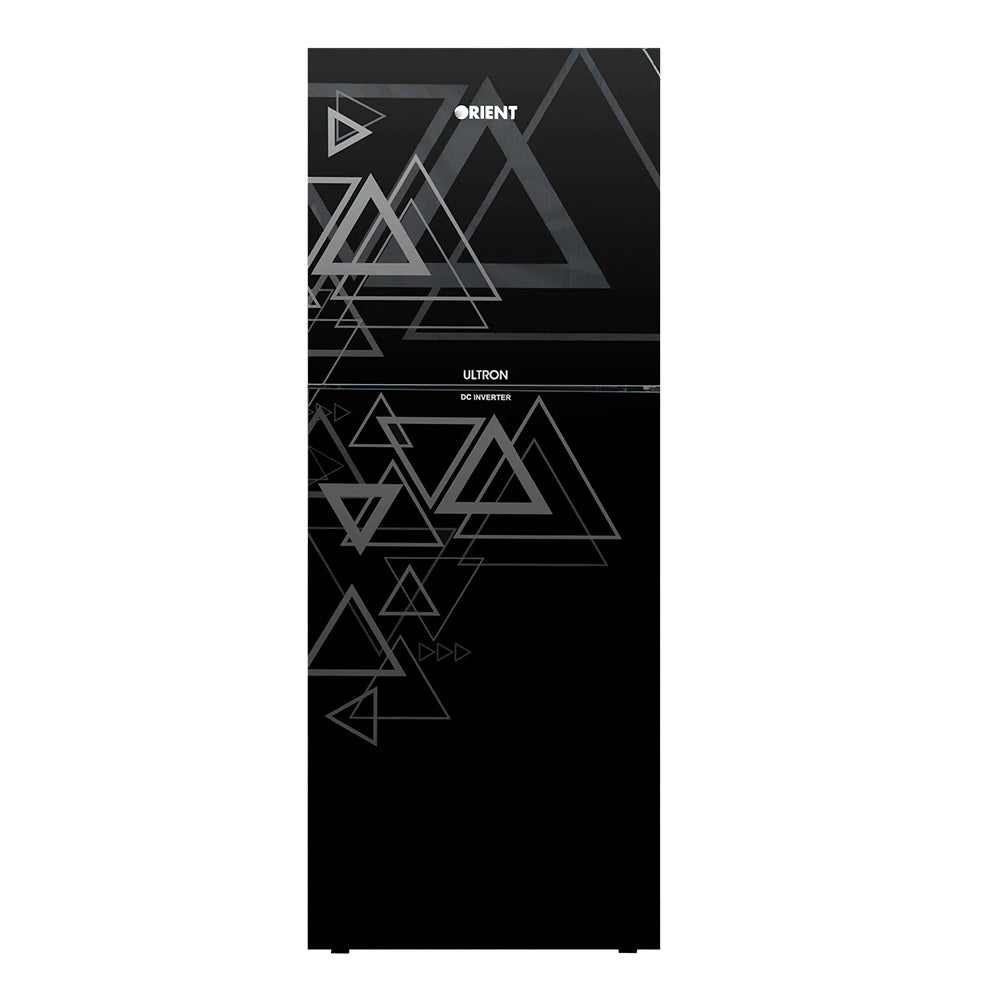 ORIENT ULTON GLASS DOOR INVERTER REFRIGERATOR Model 500I ULTRON TRIANGLE BLACK