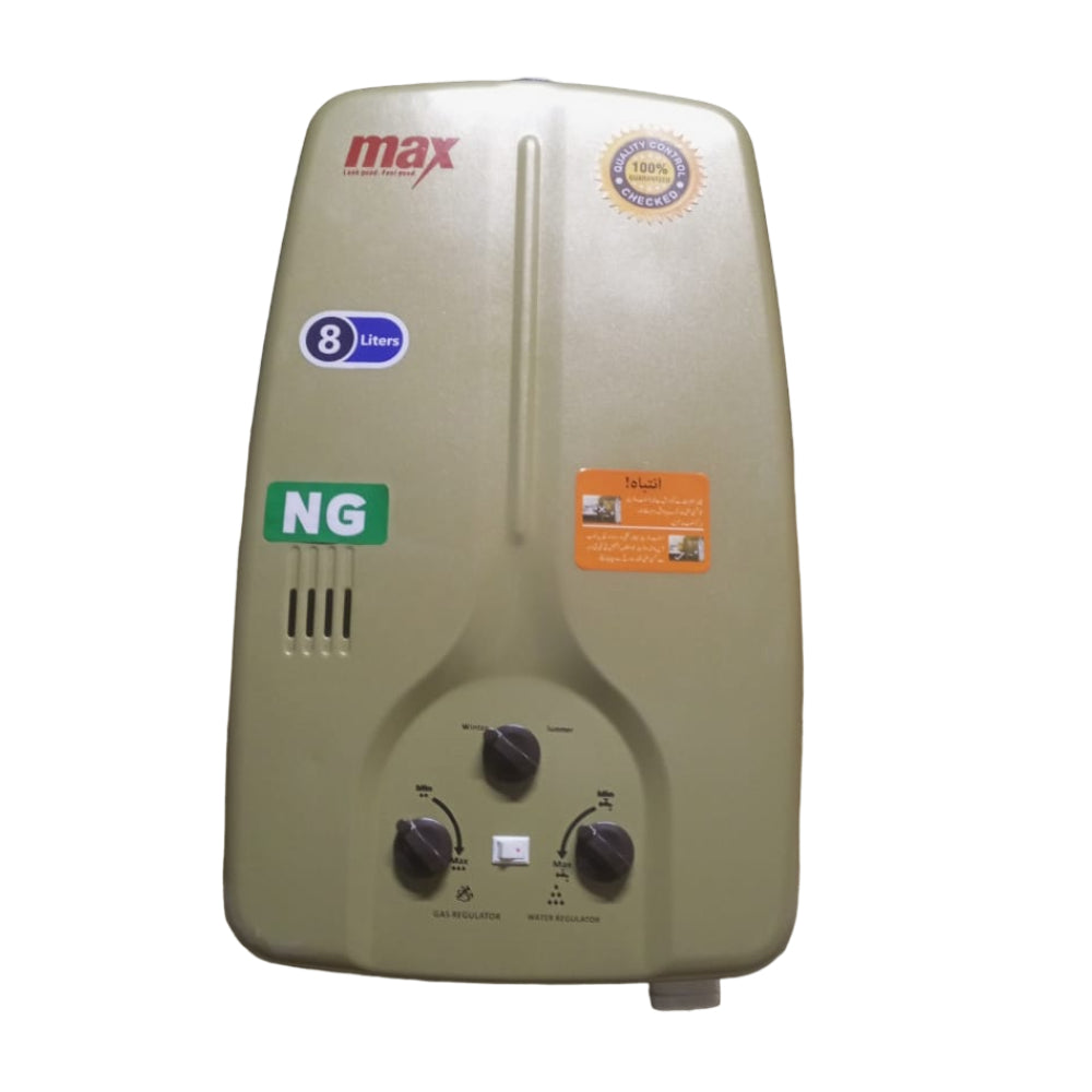 MAX INSTANT GAS GEYSER Model 8LITRE-NG