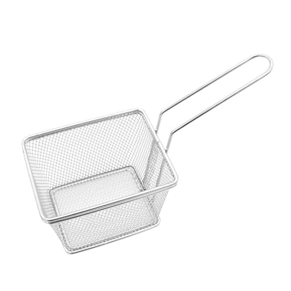 FRENCH FRIES MINI FRY SQUARE BASKET STRAINER FRYER