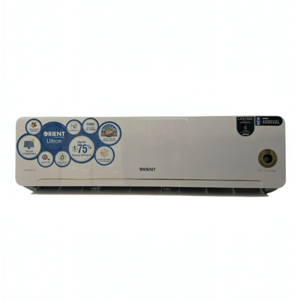 ORIENT 1.5 TON ULTRON DC INVERTER AC Model 18G SMILE GOLD WHITE
