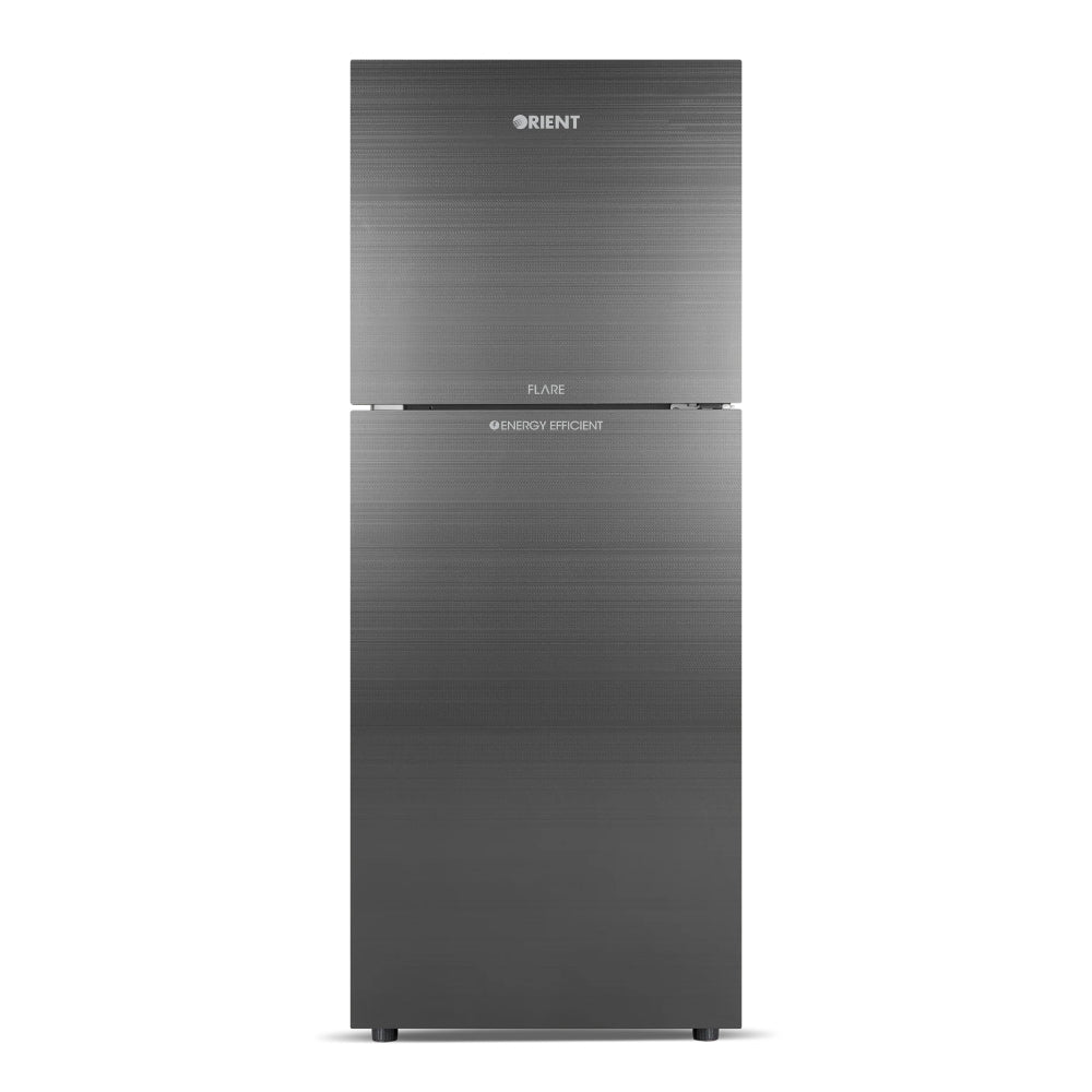 ORIENT TWO DOOR REFRIGERATOR NON INVERTER Model FLARE GD 350 RADIANT GREY