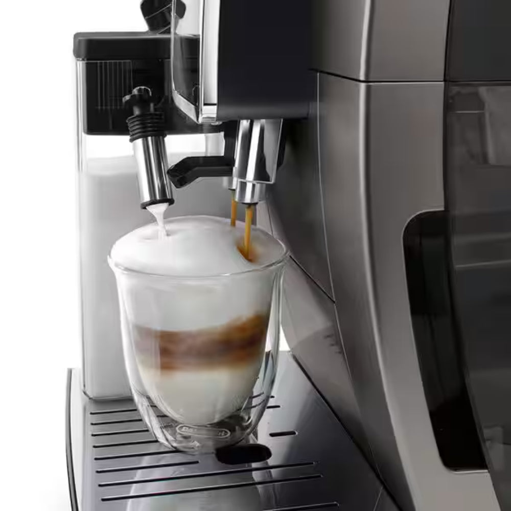 DELONGHI DINAMICA PLUS AUTOMATIC COFFEE MACHINE Model ECAM380.95.TB