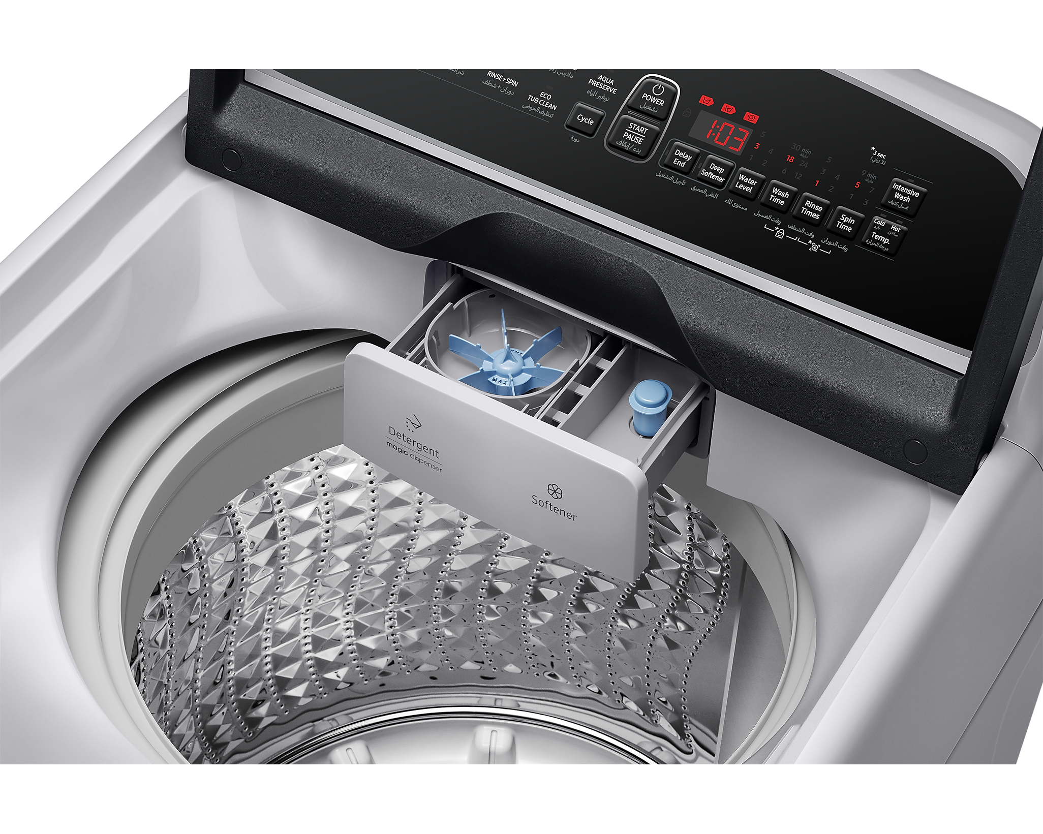 SAMSUNG WASHING MACHINE AUTOMATIC TOP LOAD Model WA11T5260BY