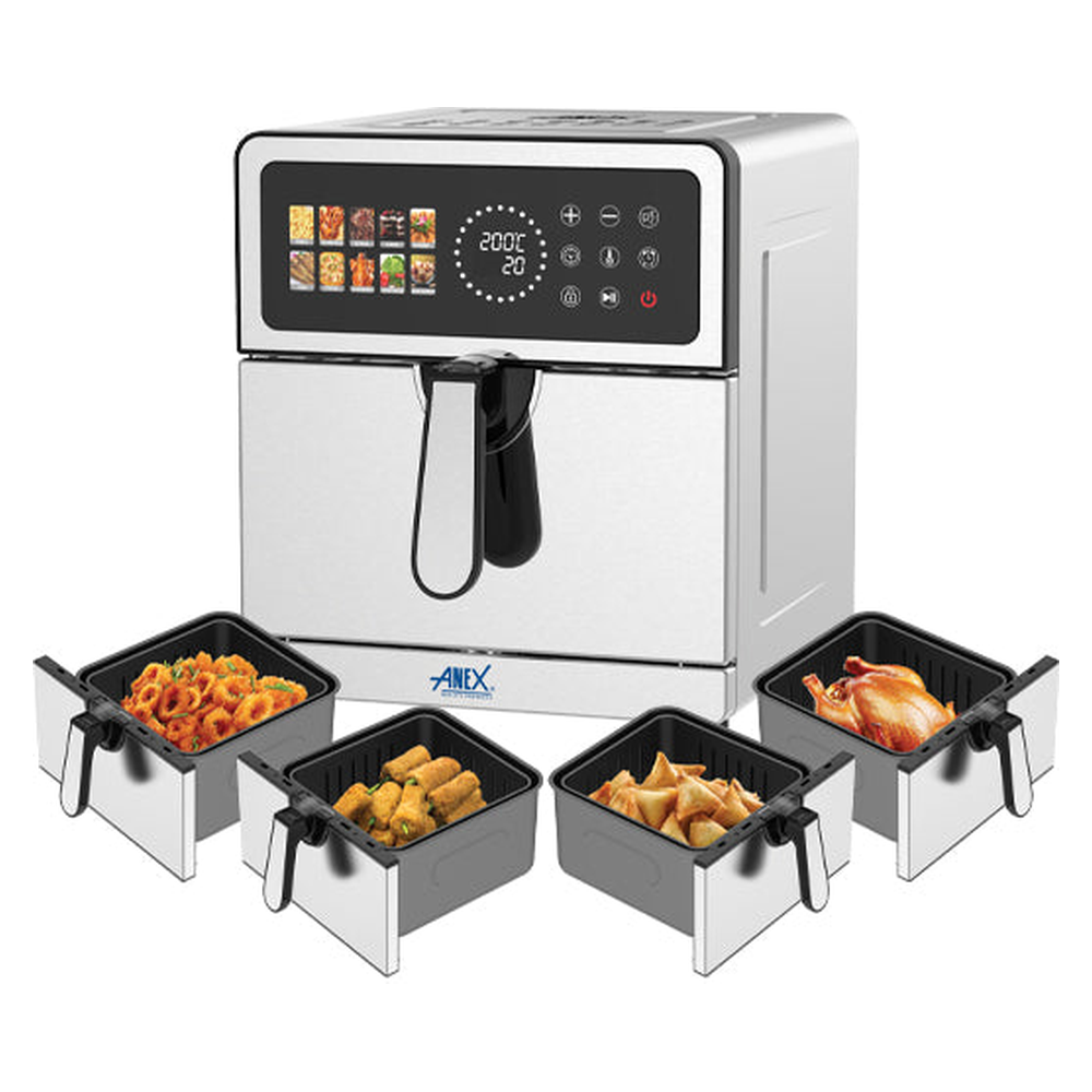 Anex AG-2111 Deluxe Air Fryer with cooking baskets