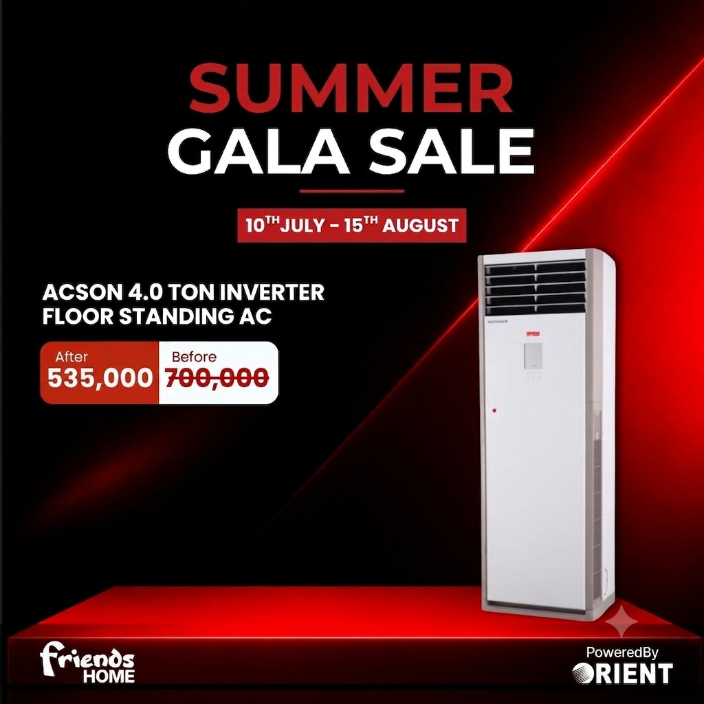 ACSON 4.0 TON INVERTER FLOOR STANDING AC Model A5FSY50FR-M