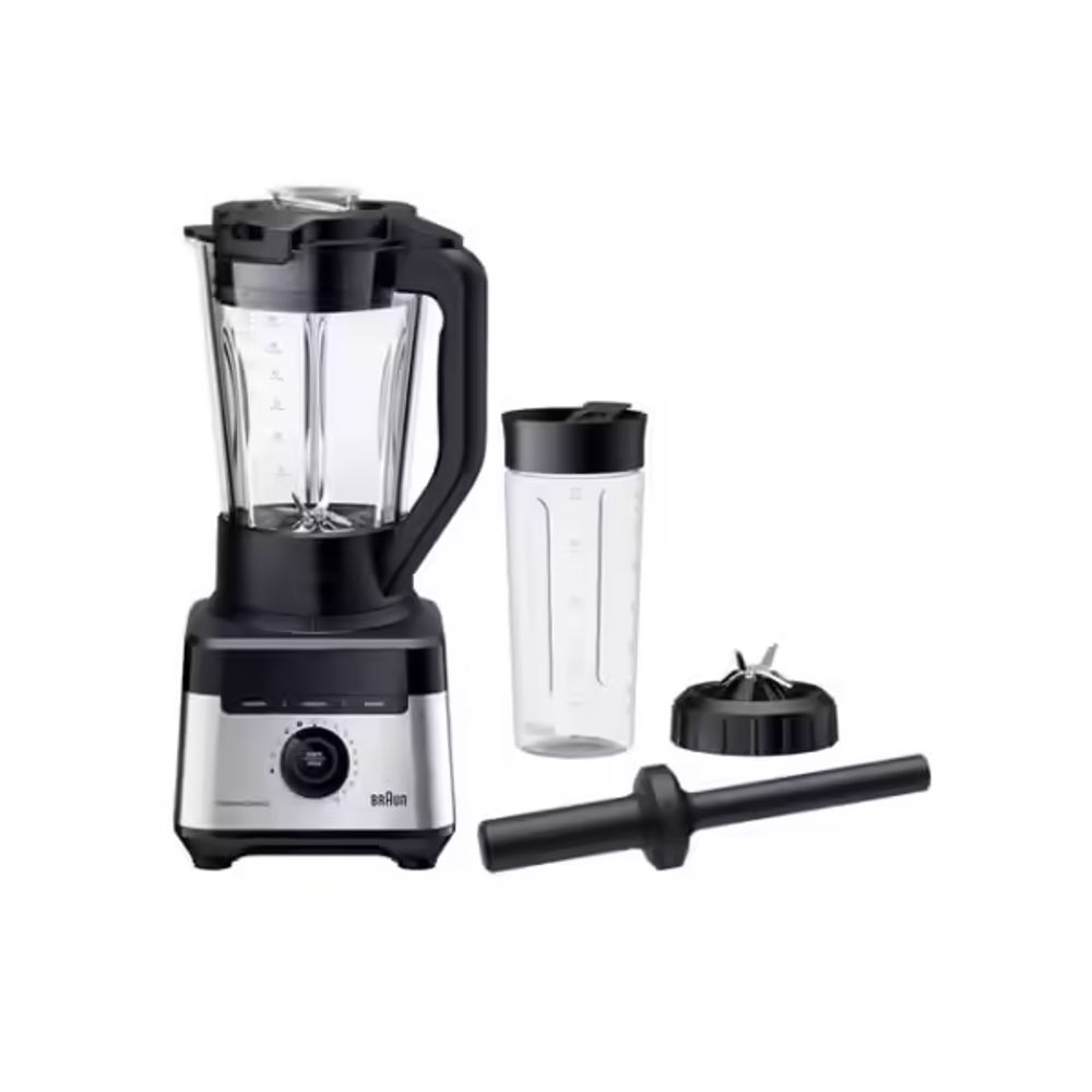 Braun PowerBlend 7 JB7551 black blender with tempered-glass jug