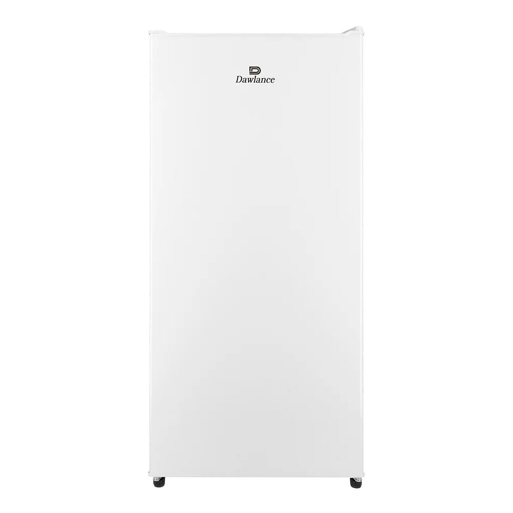 Dawlance 9106 Single Door White refrigerator, pure white background, 1000 x 1000 px, main image