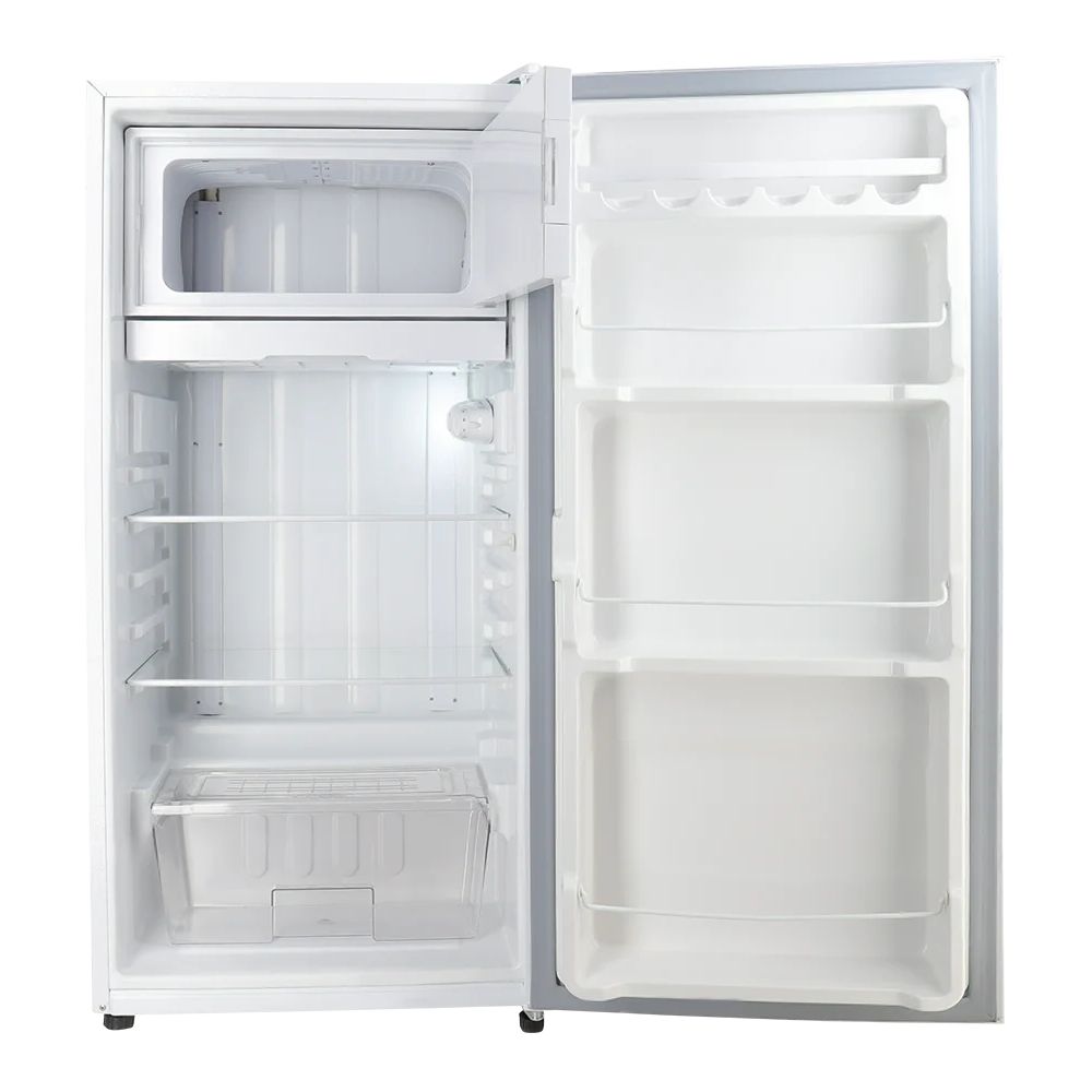 Dawlance 9106 Single Door White refrigerator, pure white background, 1000 x 1000 px, image 4