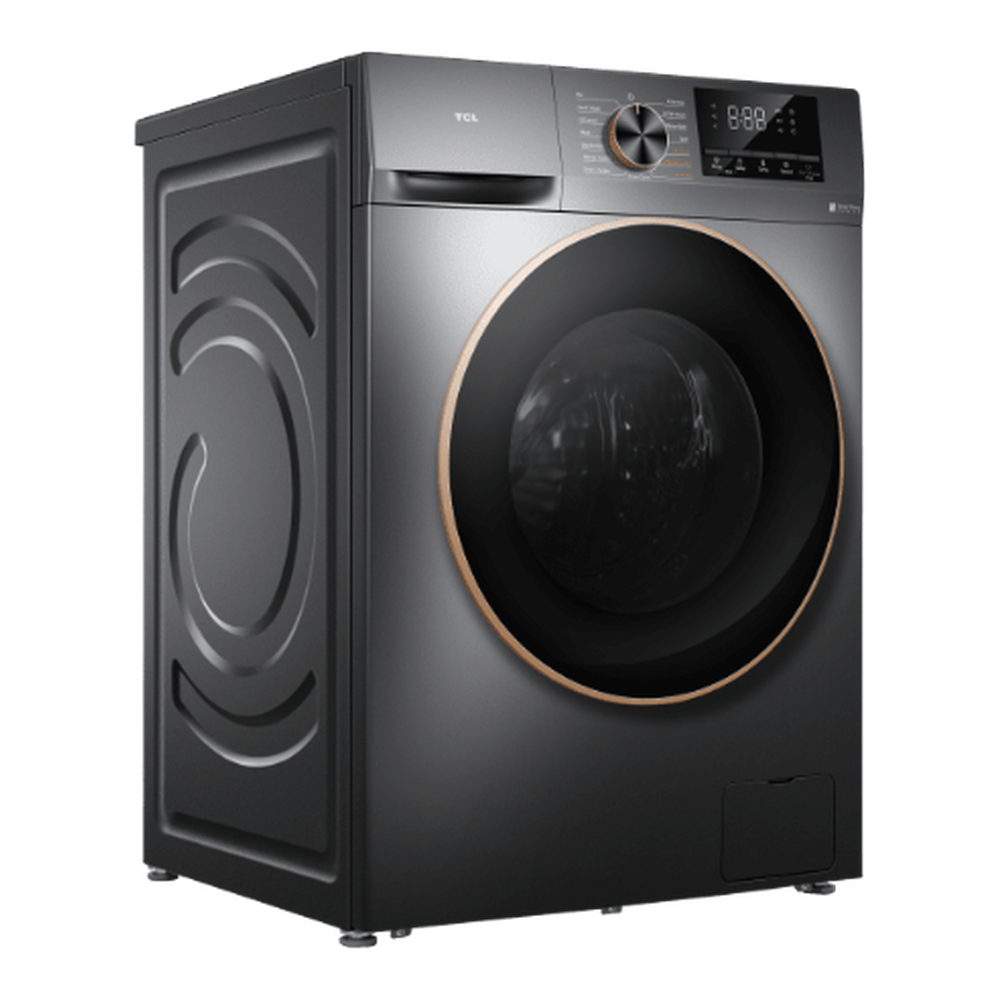TCL C2110FLG 10KG front load washing machine left angle view
