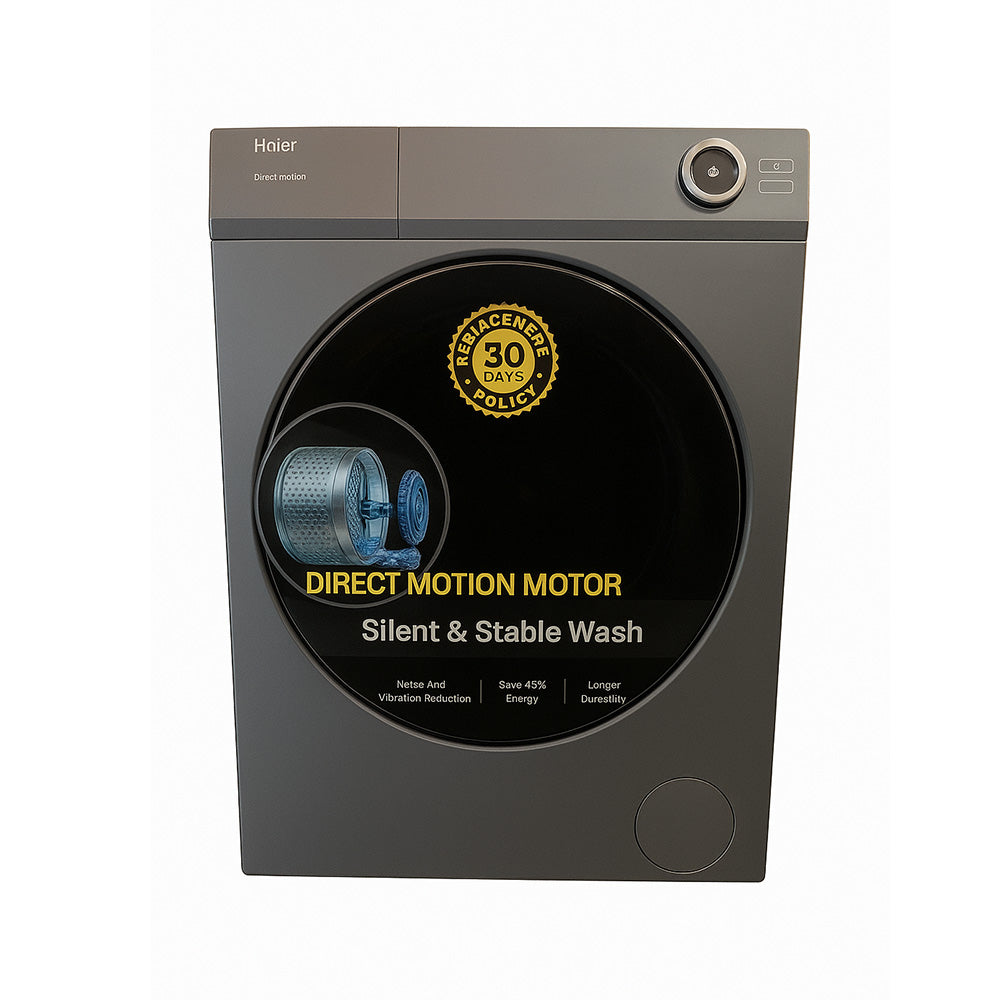 HAIER 10.5KG AUTOMATIC FRONT LOAD WASHING MACHINE Model HW105BD-14376PGU1