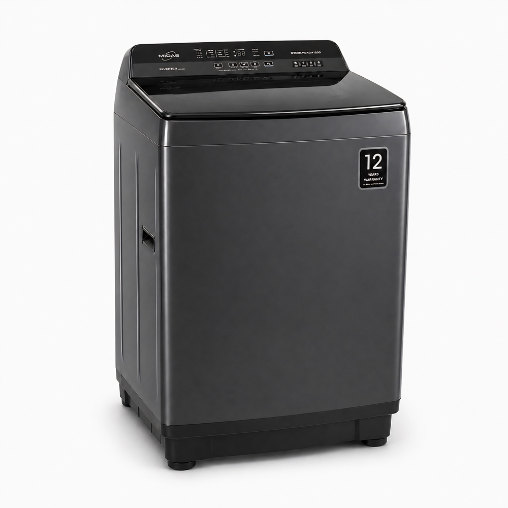 MIDAS MI-WMTL-1800 18KG Automatic Top Load Washing Machine - Image 3