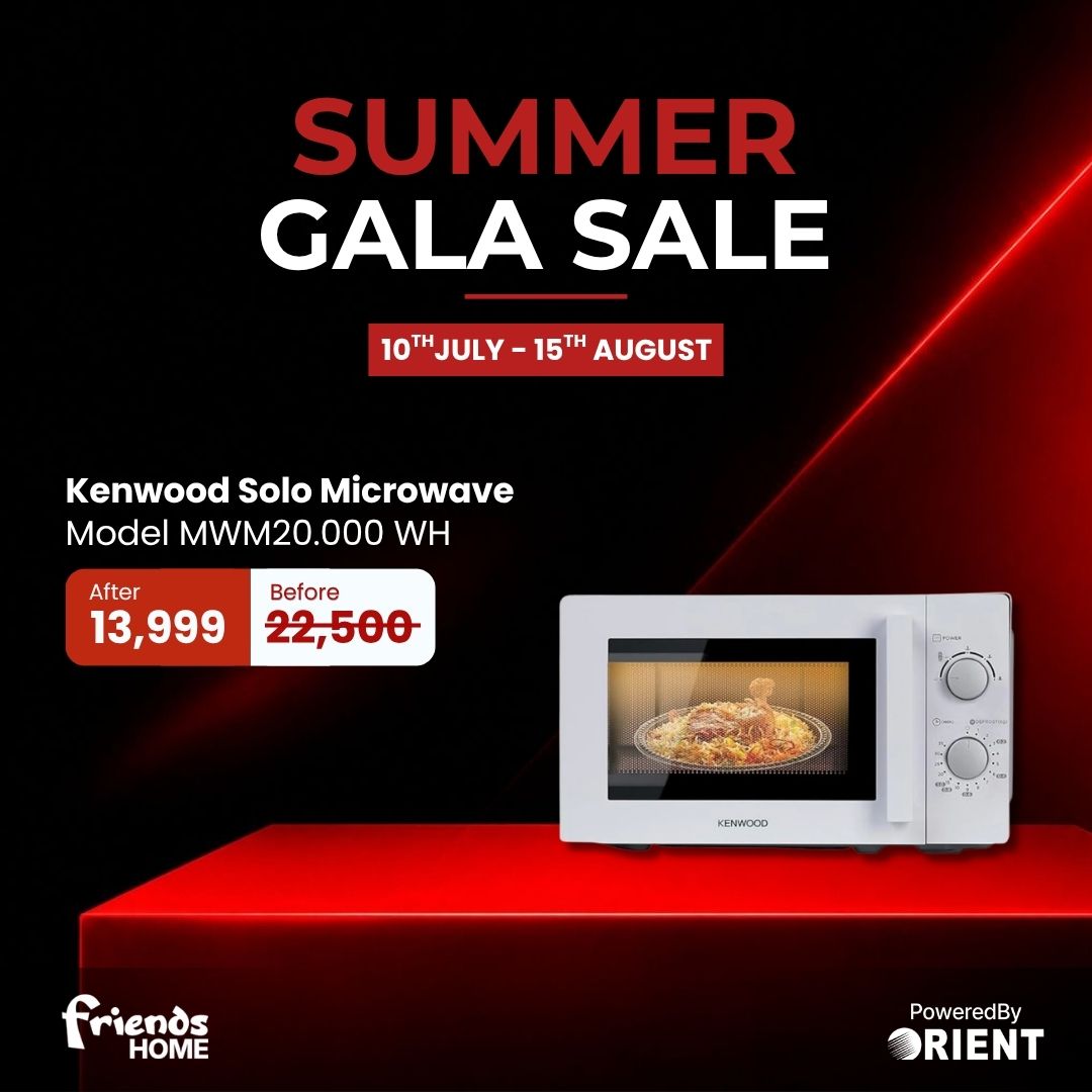 KENWOOD SOLO MICROWAVE OVEN 20 LITRE Model MWM20.000 WH